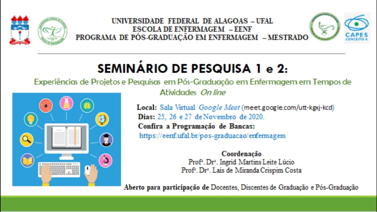 Convite - Seminário de Pesquisa 2020