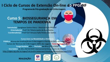 Curso 5 - Biossegurança em tempos de pandemia Curso 5 - Biossegurança em tempos de pandemia
