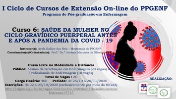 Curso 6 - Saúde da mulher no ciclo gravídico puerperal antes e após a pandemia da COVID-19 Curso 6 - Saúde da mulher no ciclo gravídico puerperal antes e após a pandemia da COVID-19