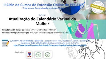 Curso 2 - Atualização do Calendário Vacinal da Mulher